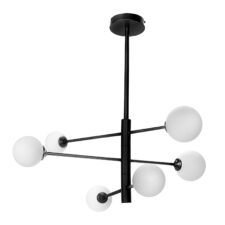 Lampa Dekoracyjna AM201 6xG9 Czarna GARDA