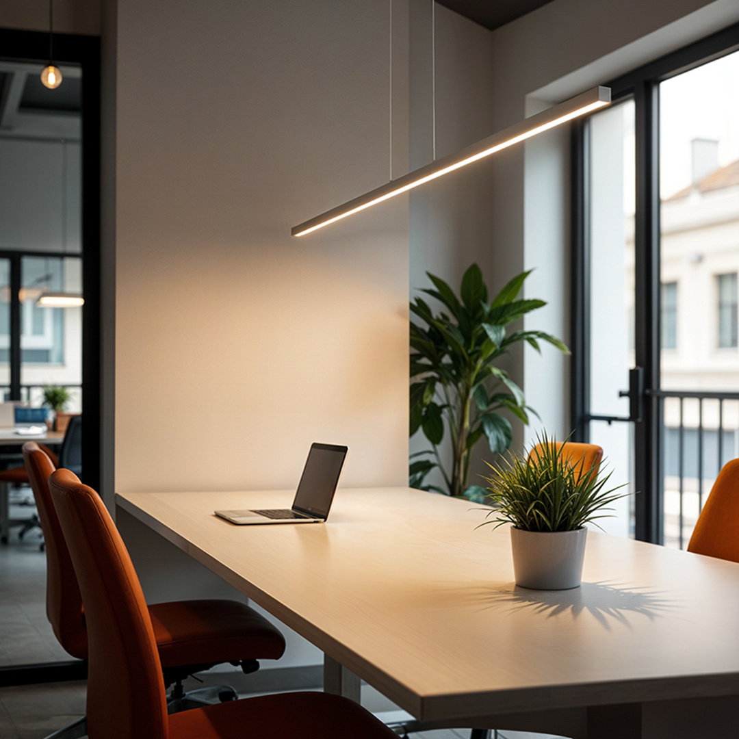 Lampa Liniowa LED Wisząca DDXT2000B 21W 160cm Biała CCT MERIDA - obrazek 3
