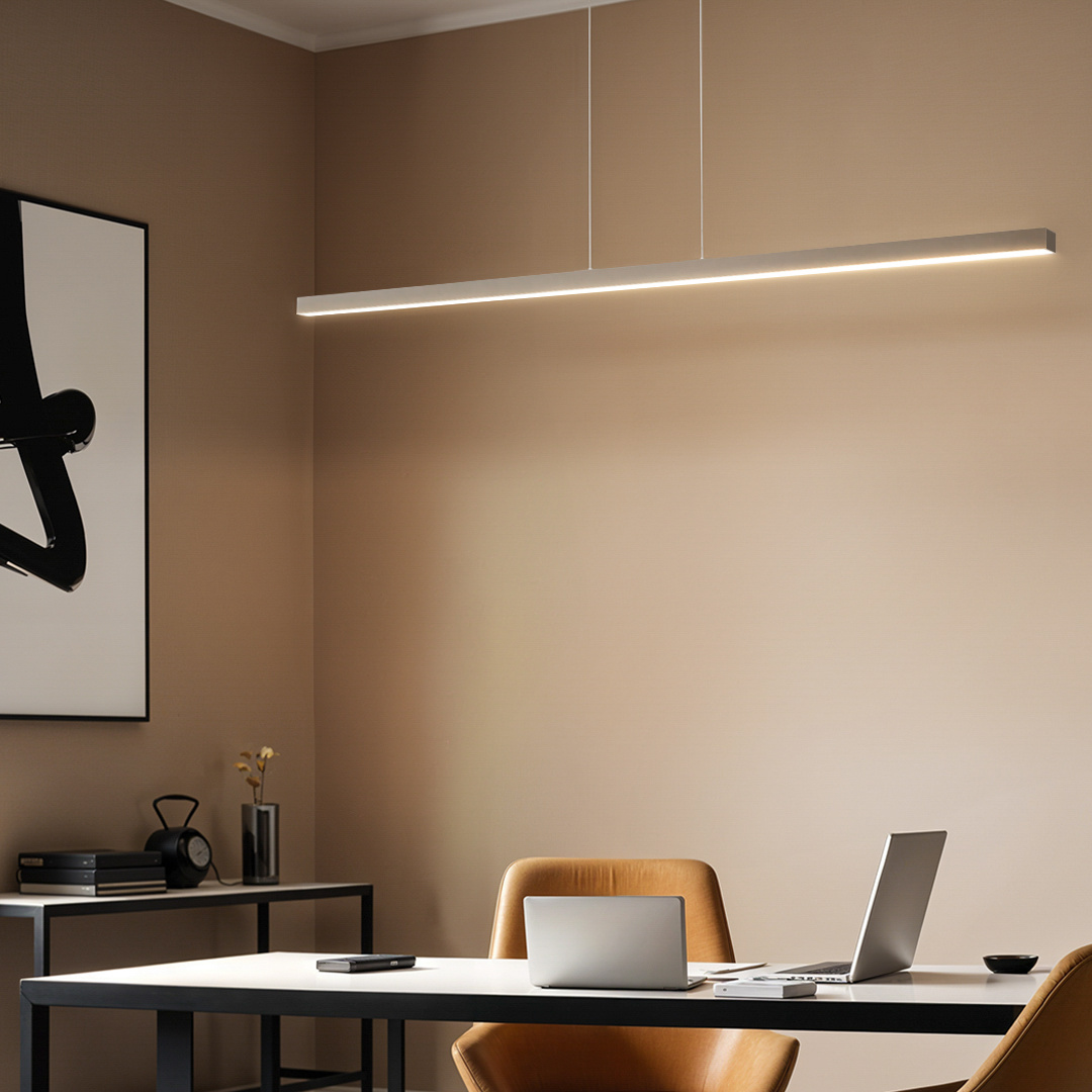 Lampa Liniowa LED Wisząca DDXT2000B 21W 160cm Biała CCT MERIDA - obrazek 4