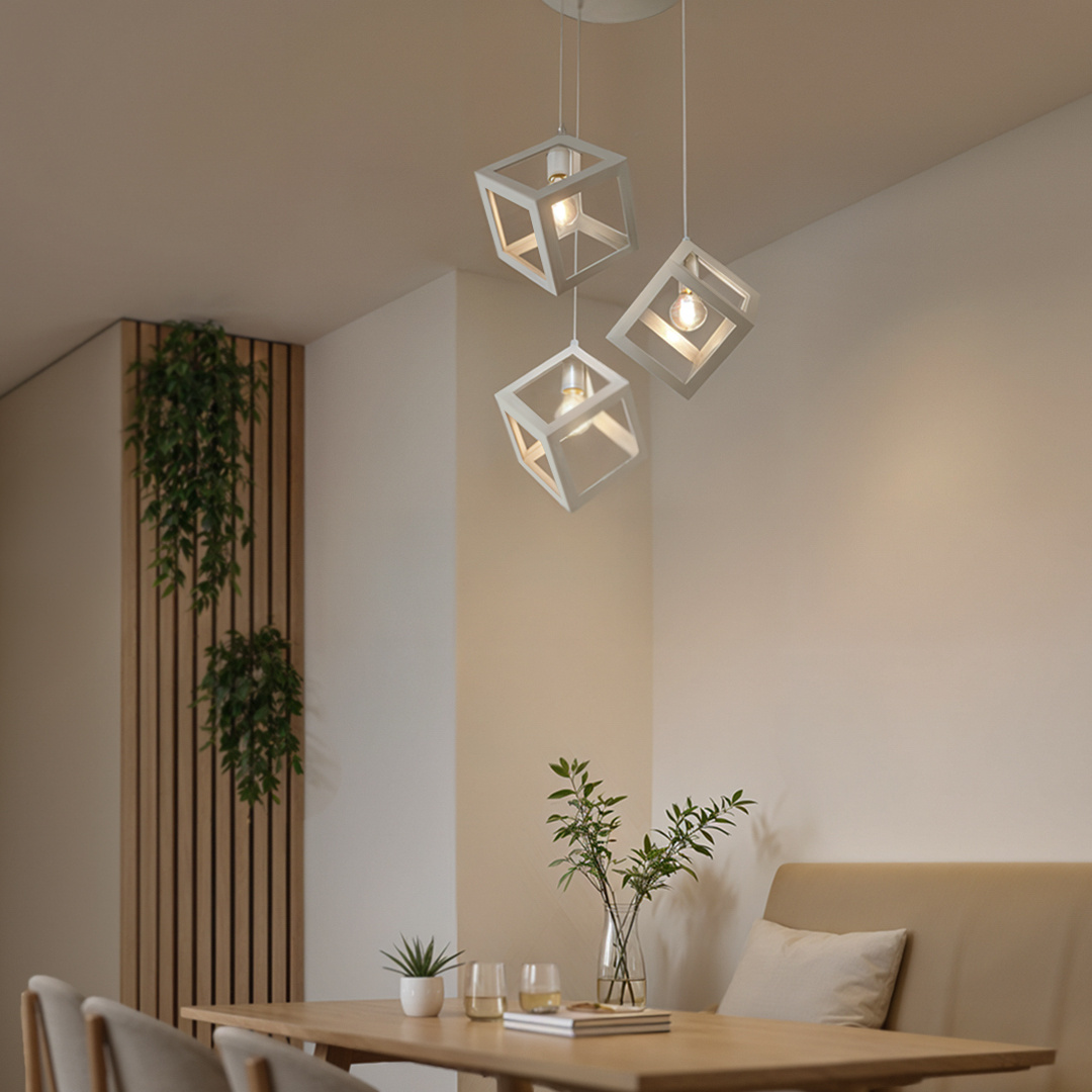 Lampa Loft Sweden okrągła PZE-609 Biała - obrazek 3