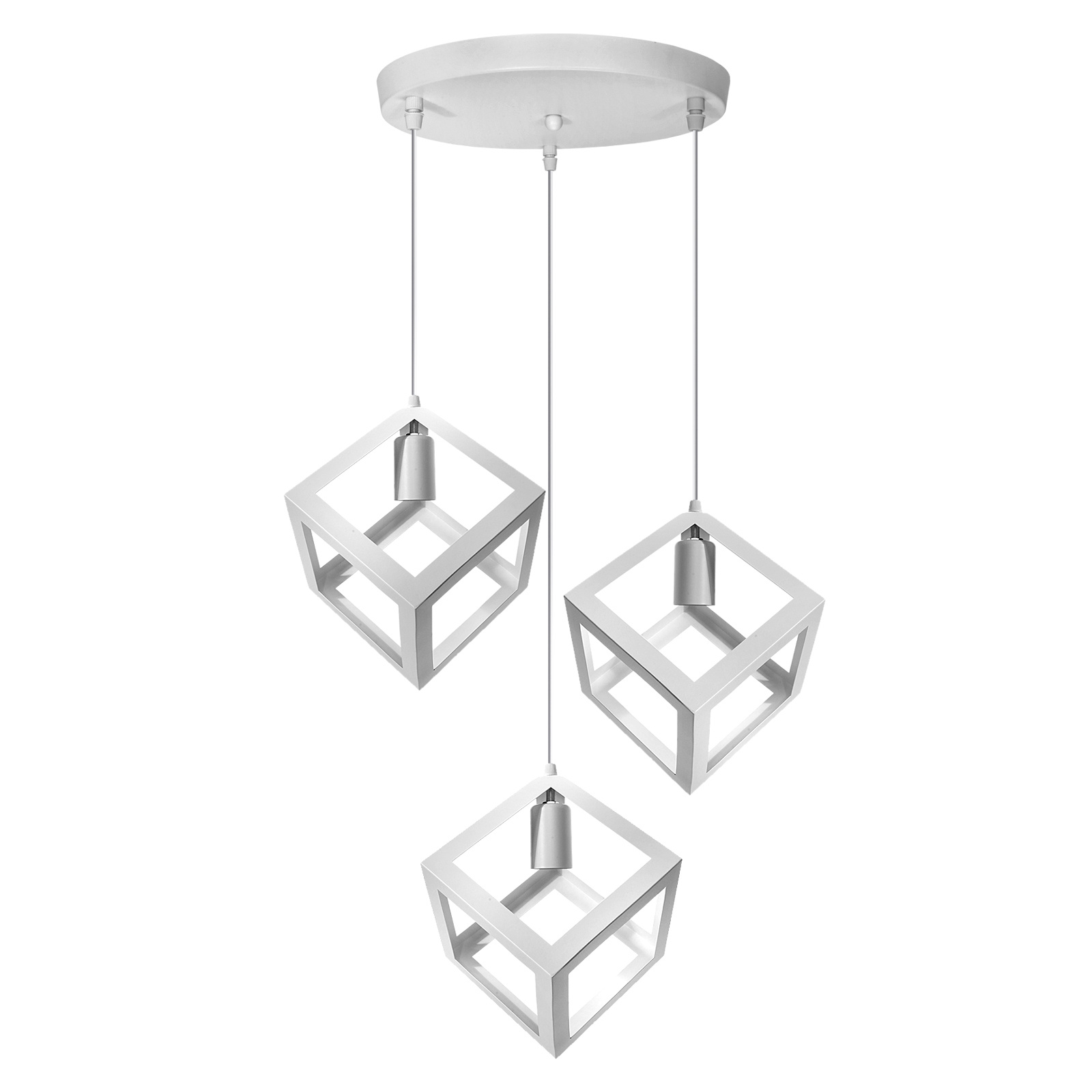 Lampa Loft Sweden okrągła PZE-609 Biała - obrazek 5
