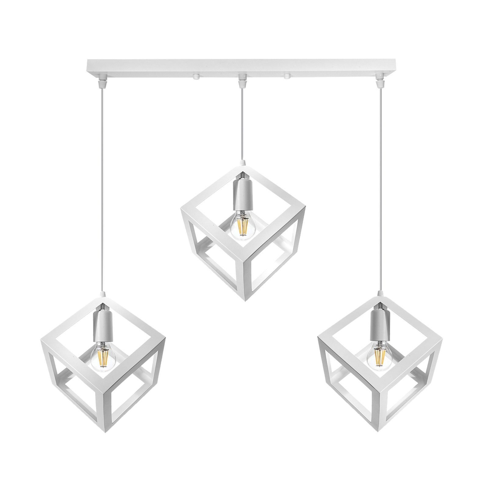 Lampa Loft Sweden Prosta PZE-2320 Biała - obrazek 4