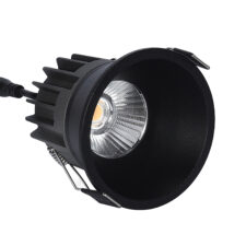Oprawa wpuszczana PZE-921 IP44 6W 3000K czarny