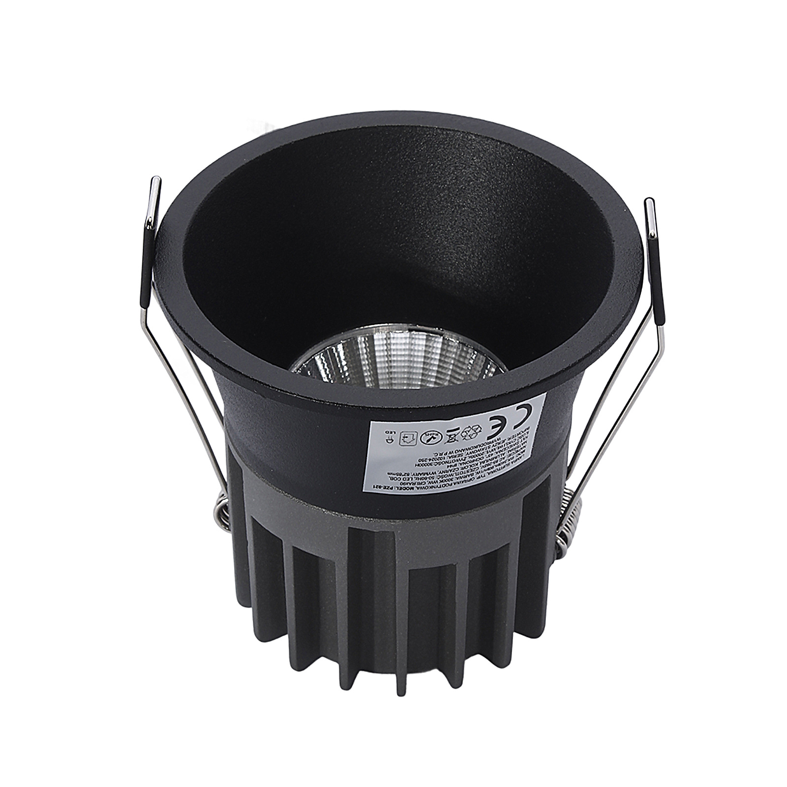 Oprawa wpuszczana Downlight PZE-921 IP44 6W 4000K czarna - IP44 - obrazek 4