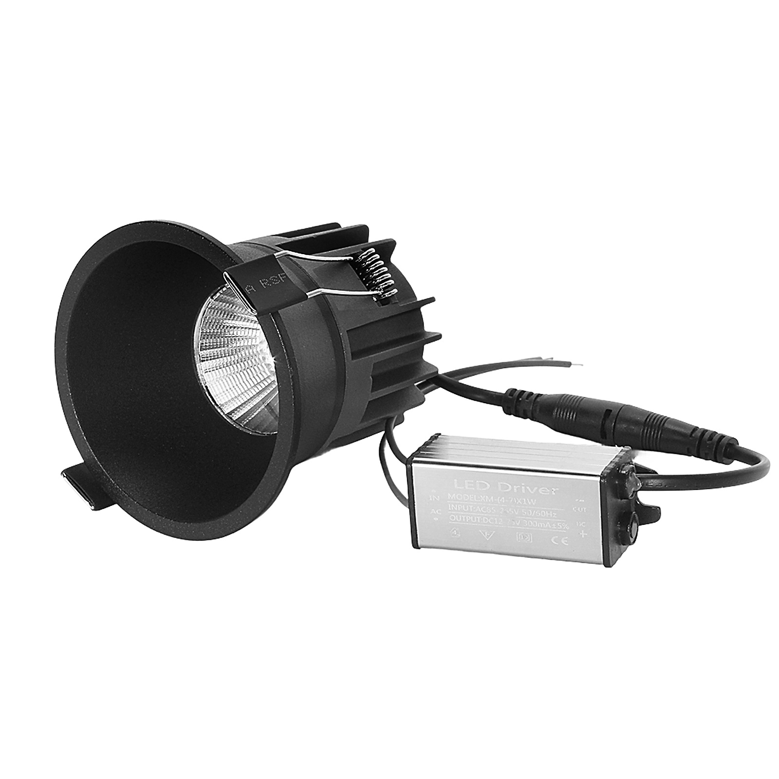Oprawa wpuszczana Downlight PZE-921 IP44 6W 4000K czarna - IP44 - obrazek 5