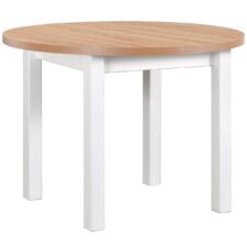 Stół DS25 100x100/180 artisan laminat / biały