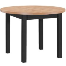 Stół DS25 100x100/180 artisan laminat / czarny