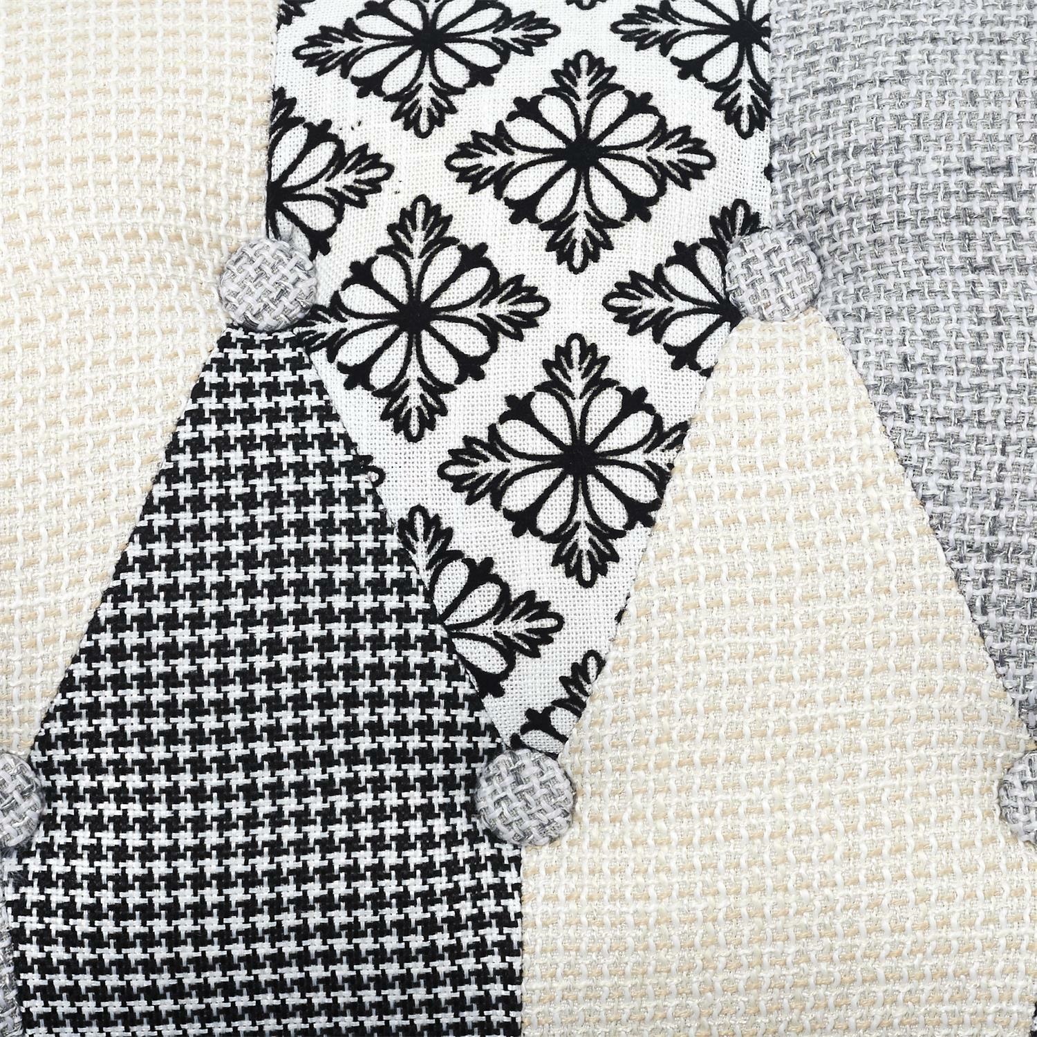 Krzesło Eleonora szara patchwork - obrazek 10