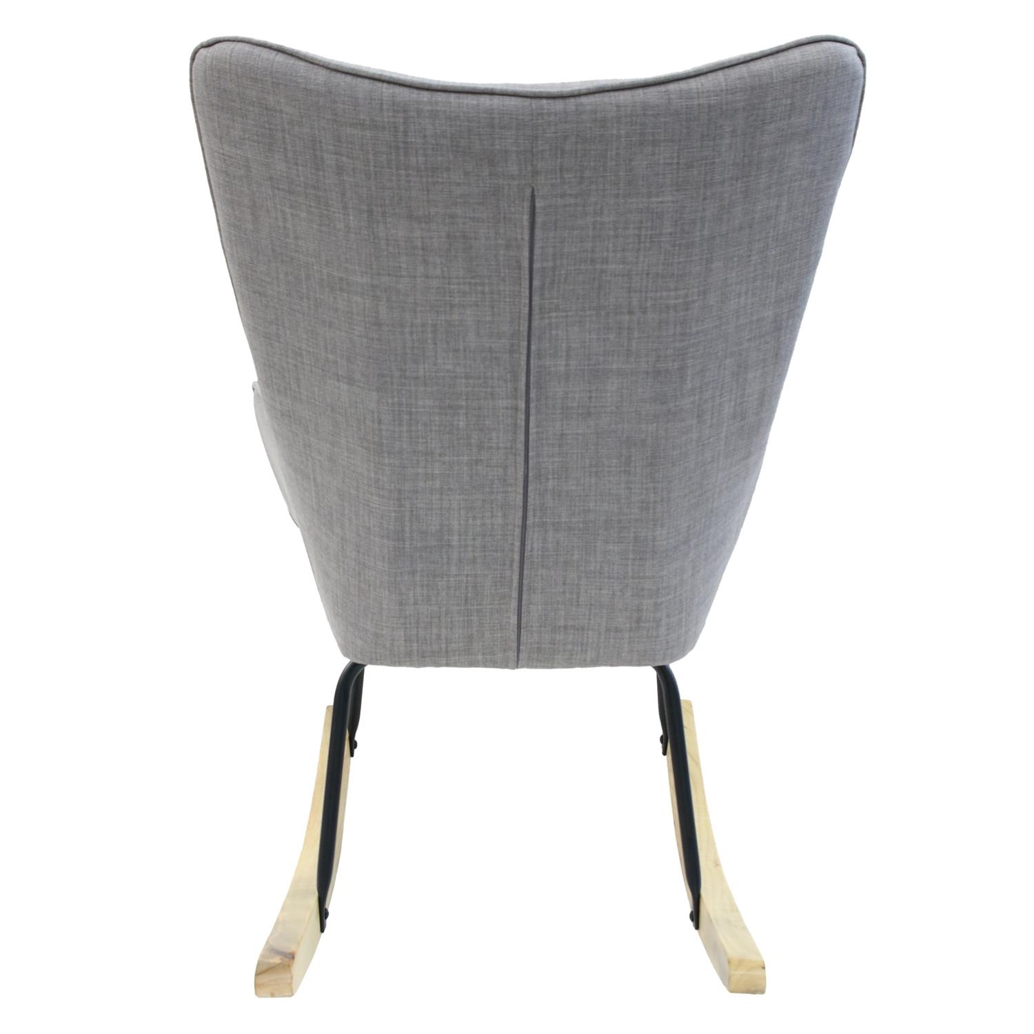 Fotel bujany Helsinki szary - obrazek 7