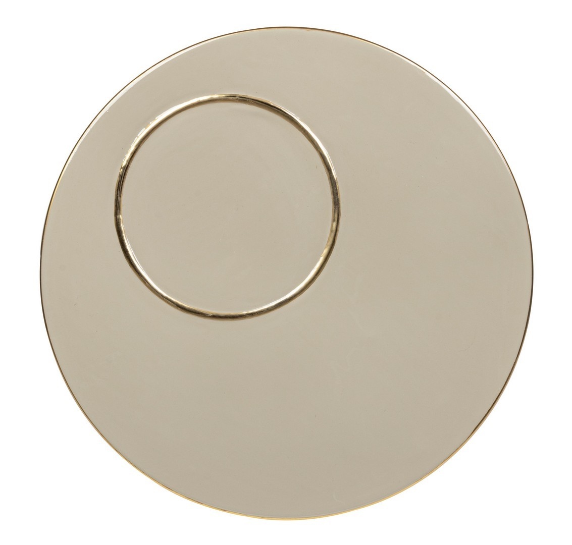 BIZZOTTO stolik kawowy KESAR beżowy / złoty - obrazek 5