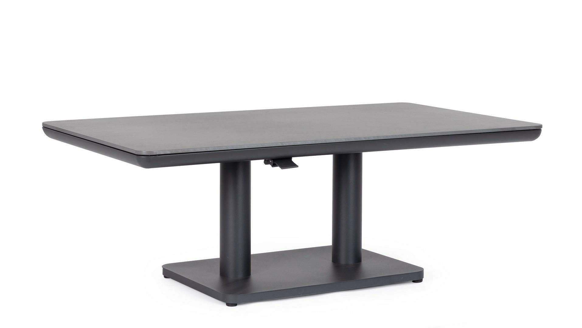 BIZZOTTO stół ogrodowy MIGUEL czarny - obrazek 4