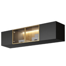 Nadstawka do szafy ACATI 200 czarny / antracyt / złoty