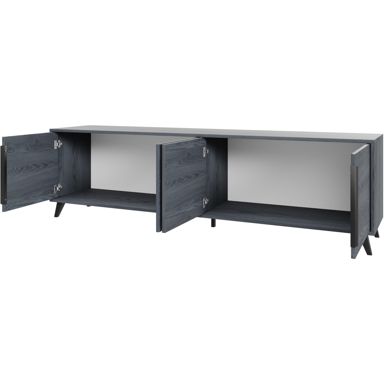 Komoda RTV stojąca ETNI 40 dąb carbon - obrazek 4