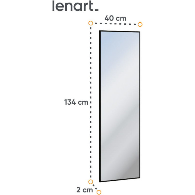 Lustro QUANT QG06 czarny - obrazek 3