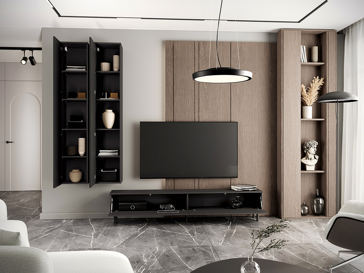 Szafka wisząca FIGO 02 czarny - obrazek 6