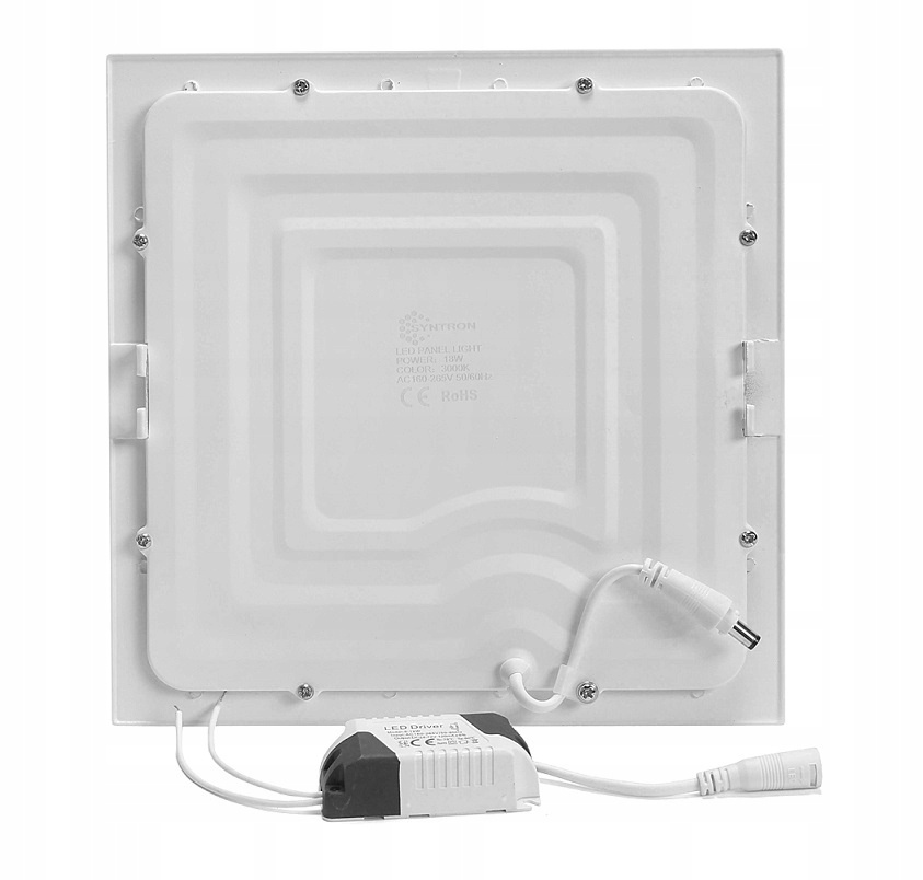 PANEL LED PODTYNKOWY PLAFON SUFITOWY KWADRAT 18W B.NEUTRALNA - obrazek 3