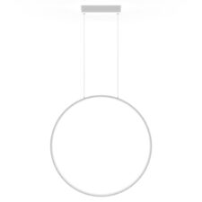 Lampa wisząca Mirror L biała IP44 LED CCT