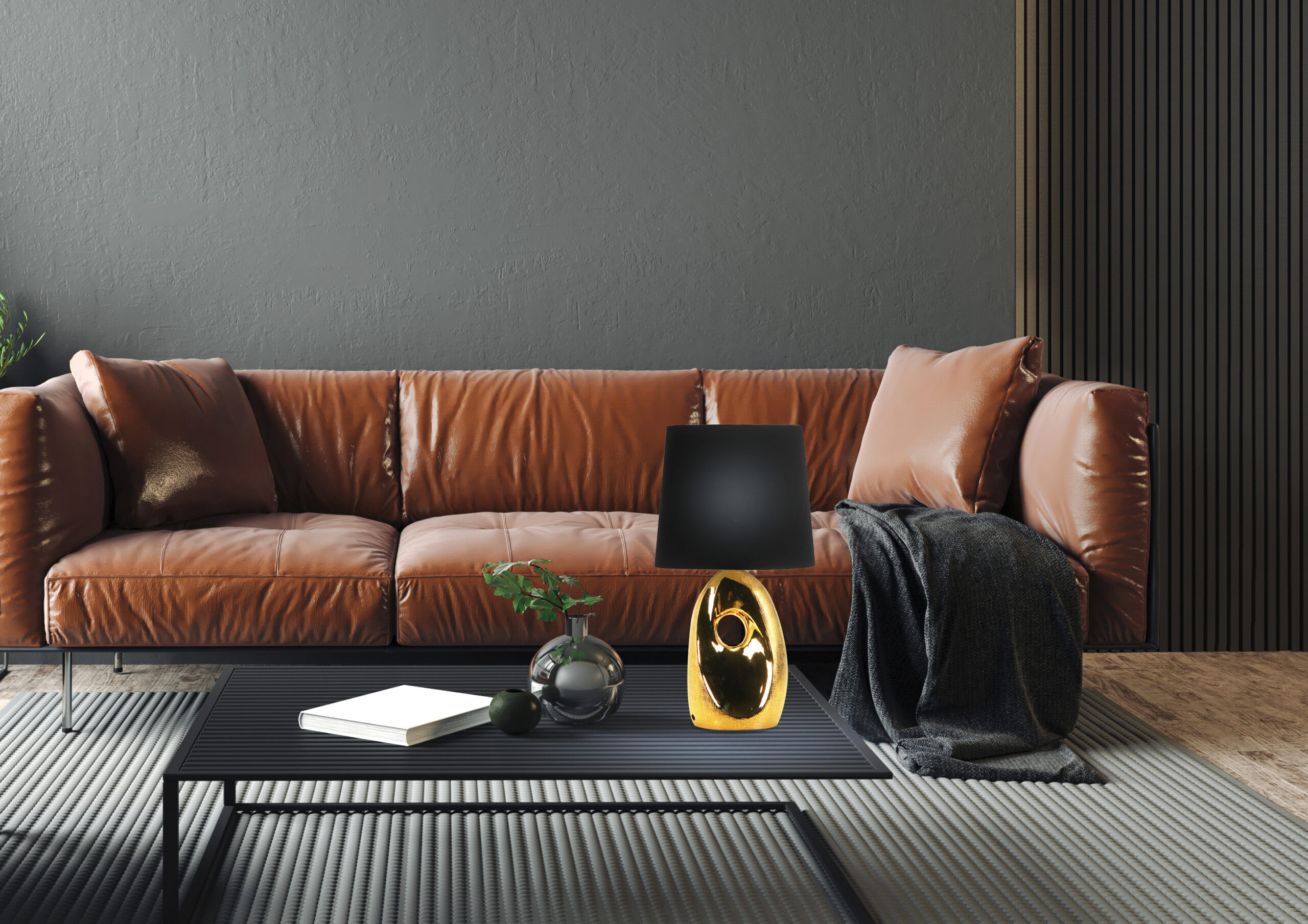 HIERRO LAMPA GABINETOWA 1X60W E27 ZŁOTA - obrazek 6