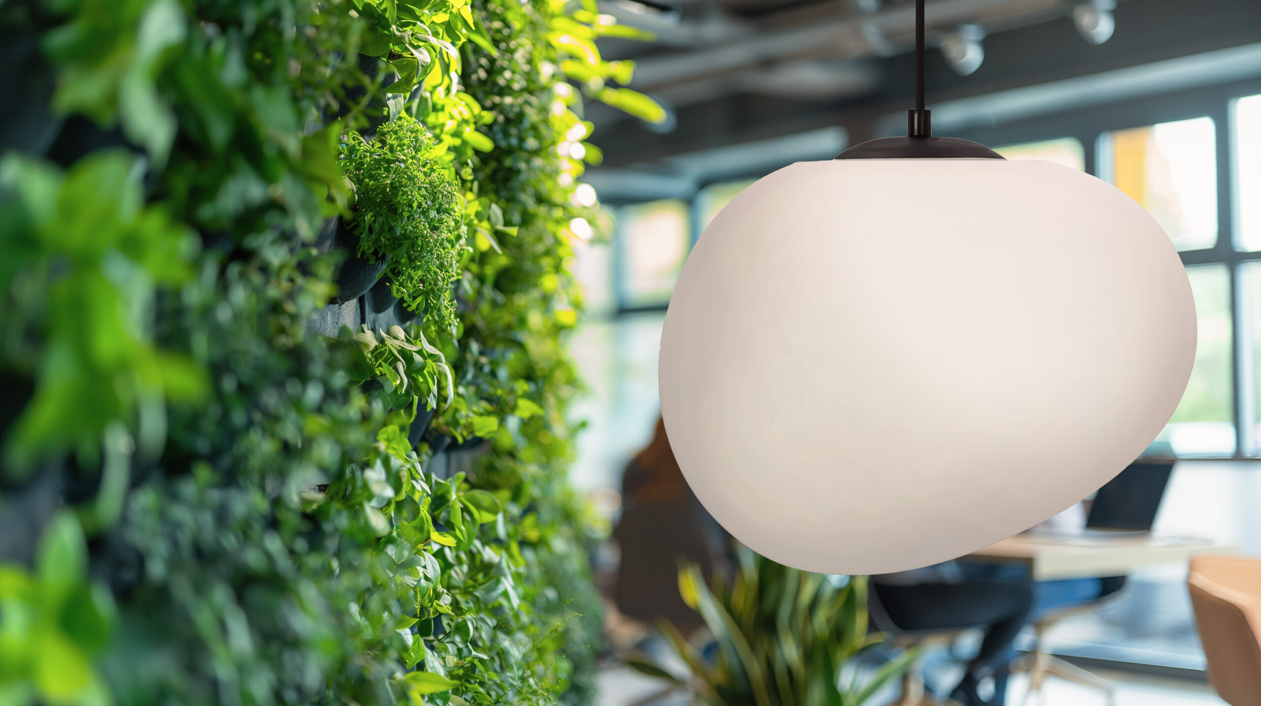 Lampa wisząca STONES 30 cm w stylu Japandi - z białym organicznym kloszem inspirowanym kamieniem - minimalistyczne oświetlenie sufitowe do salonu E27 - obrazek 4