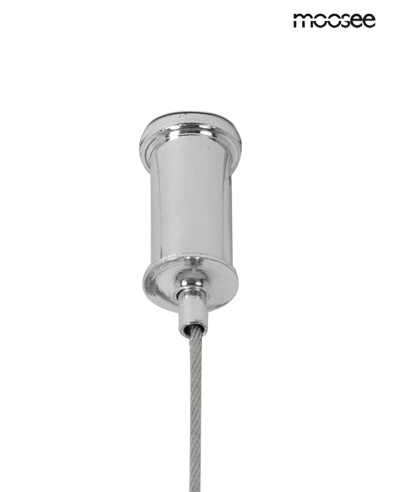 MOOSEE lampa wisząca LASSO 600 Smart srebrna - obrazek 4