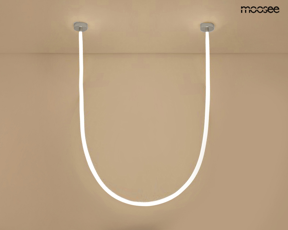 MOOSEE lampa wisząca LASSO 600 Smart srebrna - obrazek 6