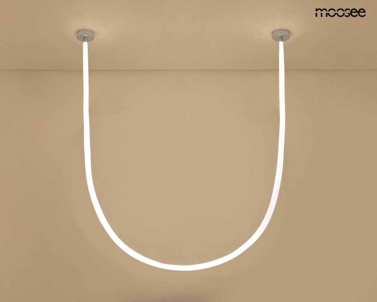 MOOSEE lampa wisząca LASSO 800 Smart srebrna - obrazek 6
