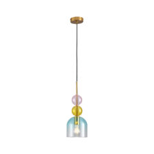 Lampa wisząca PASTELLO BLUE kolorowa 15 cm