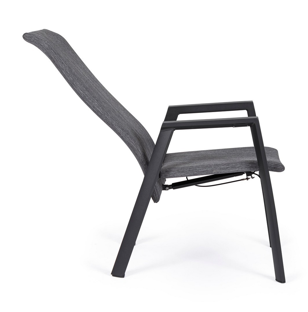 BIZZOTTO krzesło ogrodowe ETHAN szary - obrazek 7