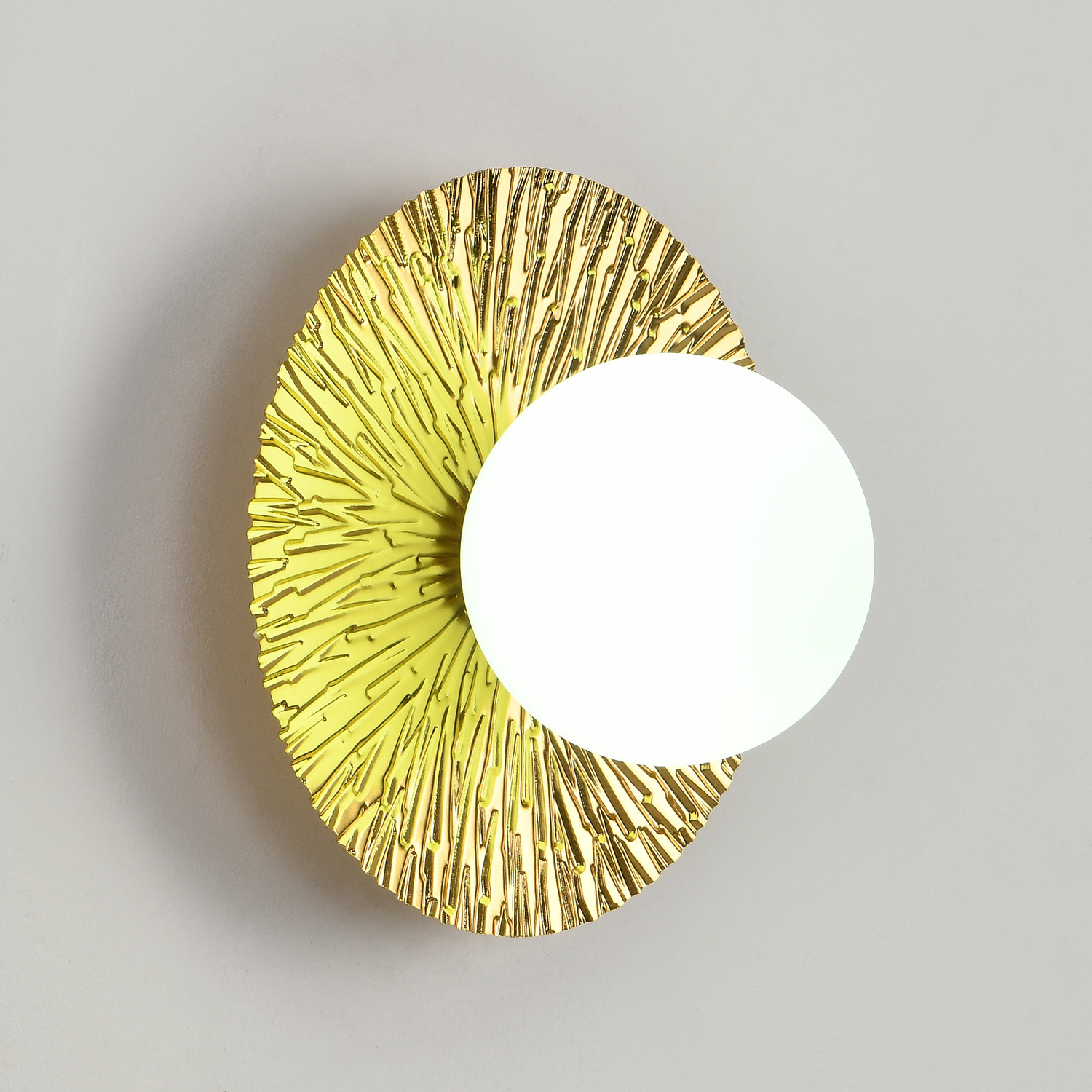 Lampa ścienna SUN S złota 20 cm - obrazek 3