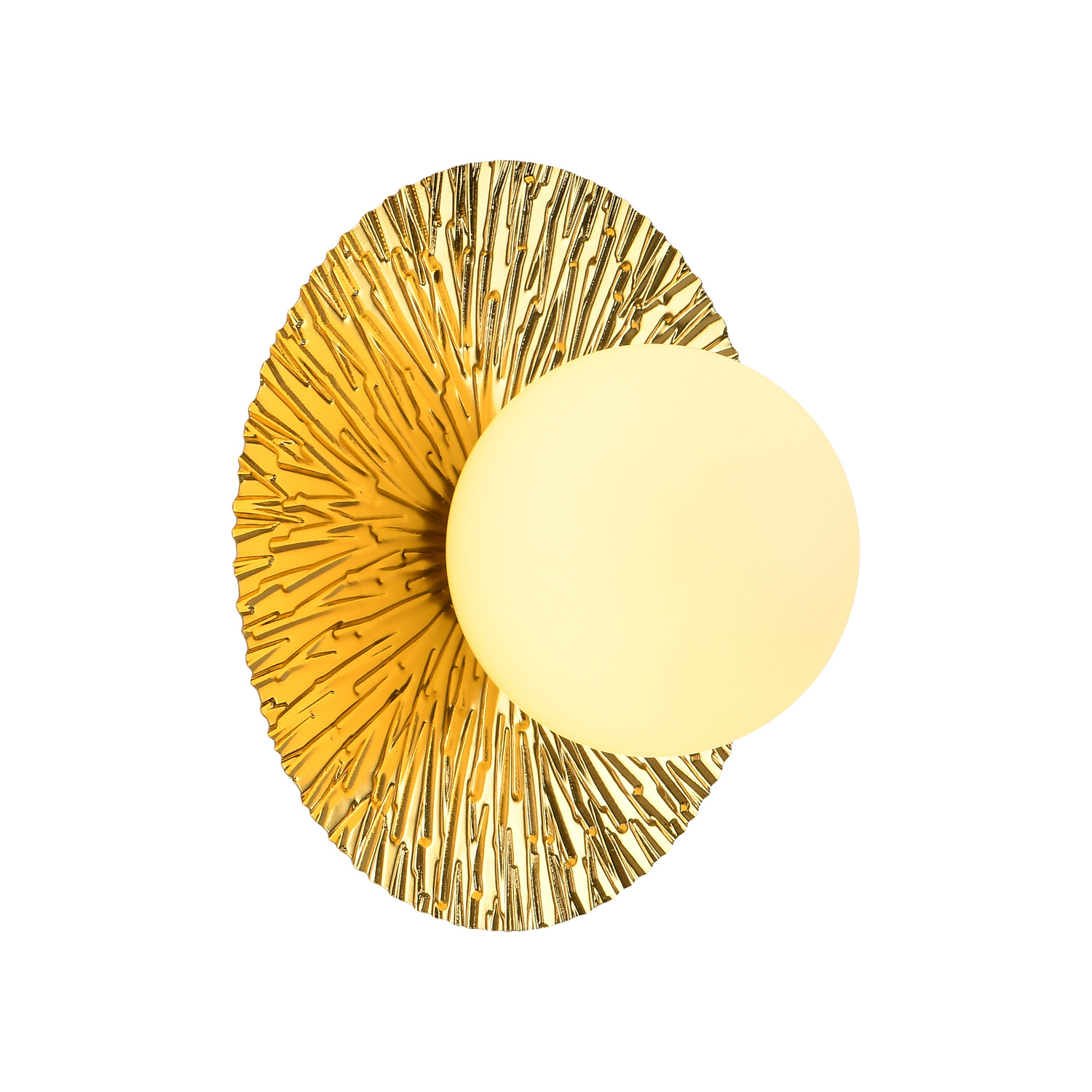 Lampa ścienna SUN S złota 20 cm - obrazek 4