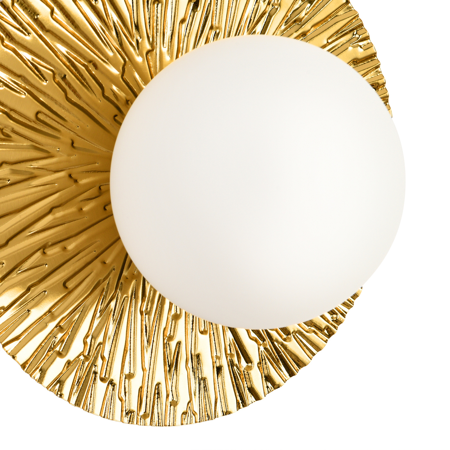 Lampa ścienna SUN S złota 20 cm - obrazek 7