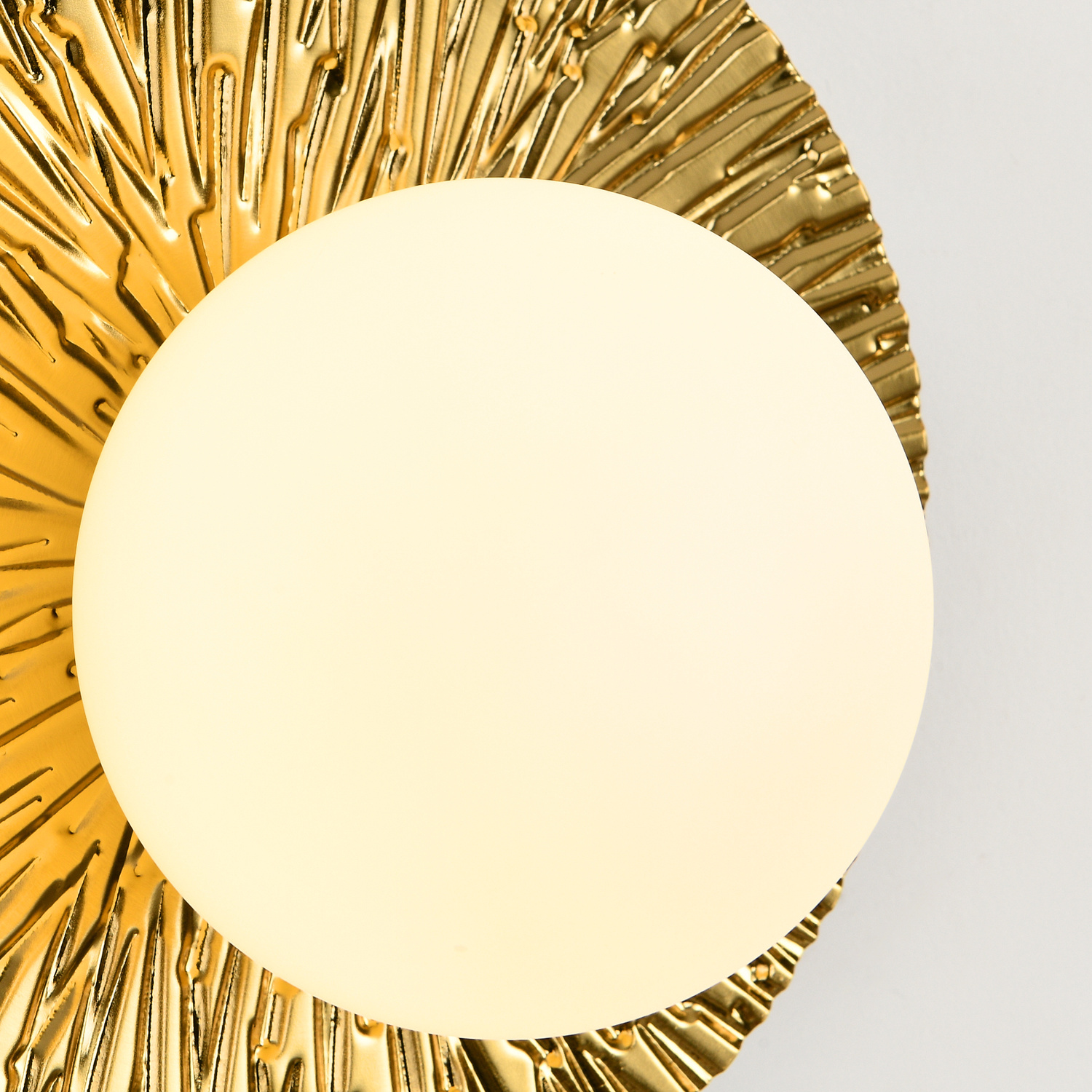 Lampa ścienna SUN S złota 20 cm - obrazek 8