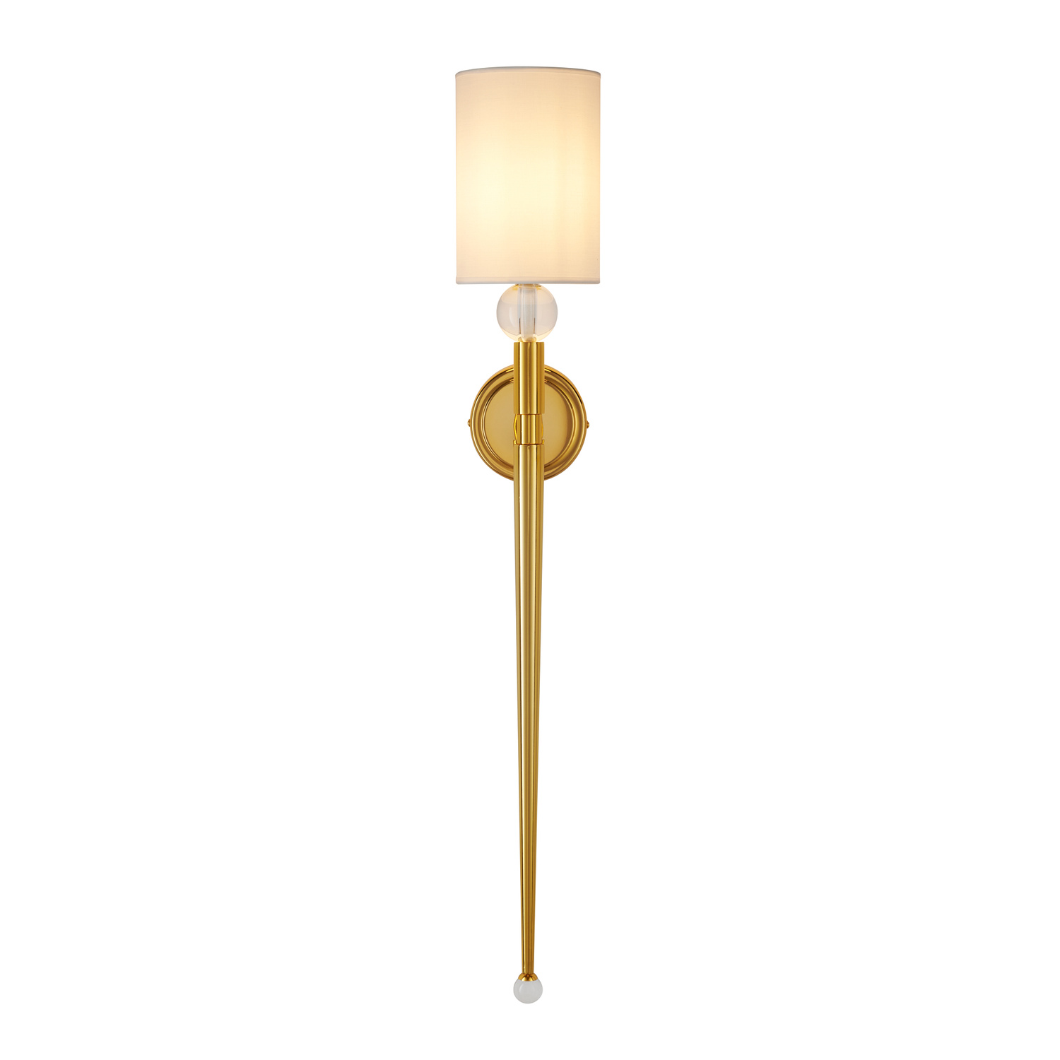 Lampa ścienna DAMA złota 92 cm - obrazek 3