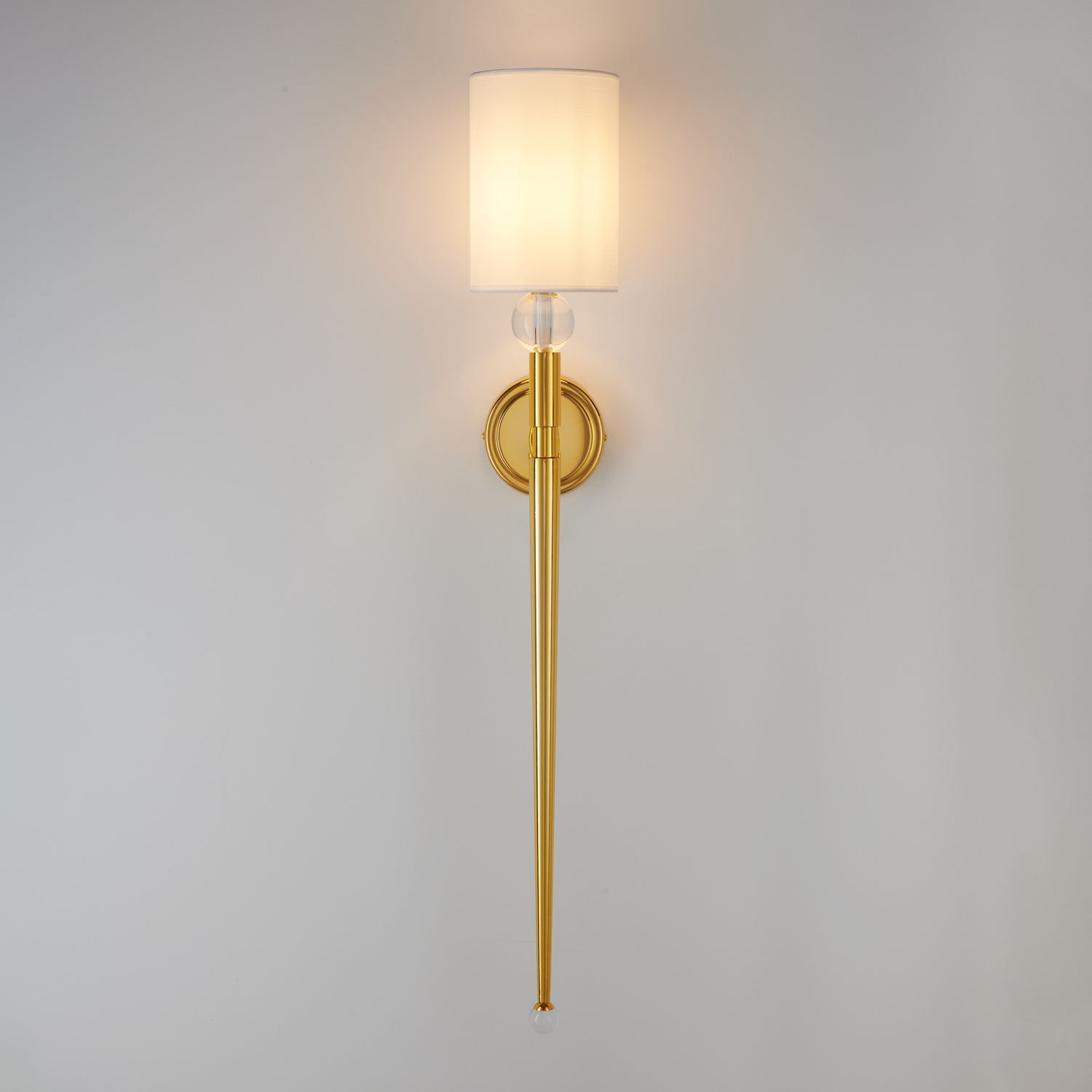 Lampa ścienna DAMA złota 92 cm - obrazek 4
