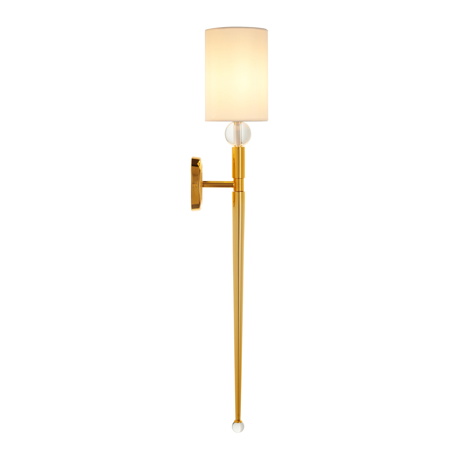 Lampa ścienna DAMA złota 92 cm - obrazek 7