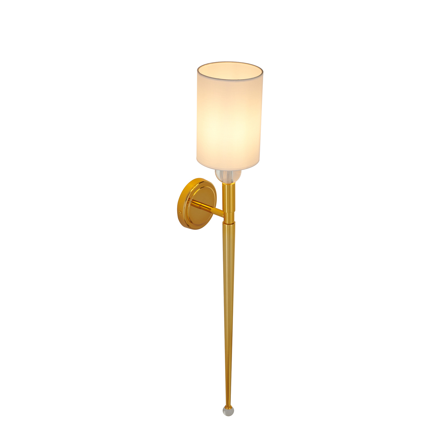 Lampa ścienna DAMA złota 92 cm - obrazek 8