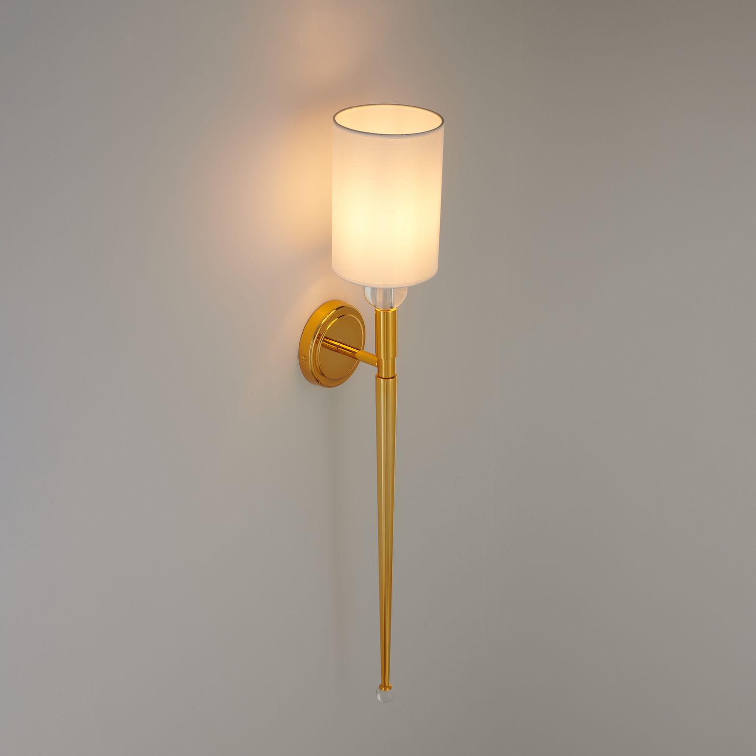 Lampa ścienna DAMA złota 92 cm - obrazek 10