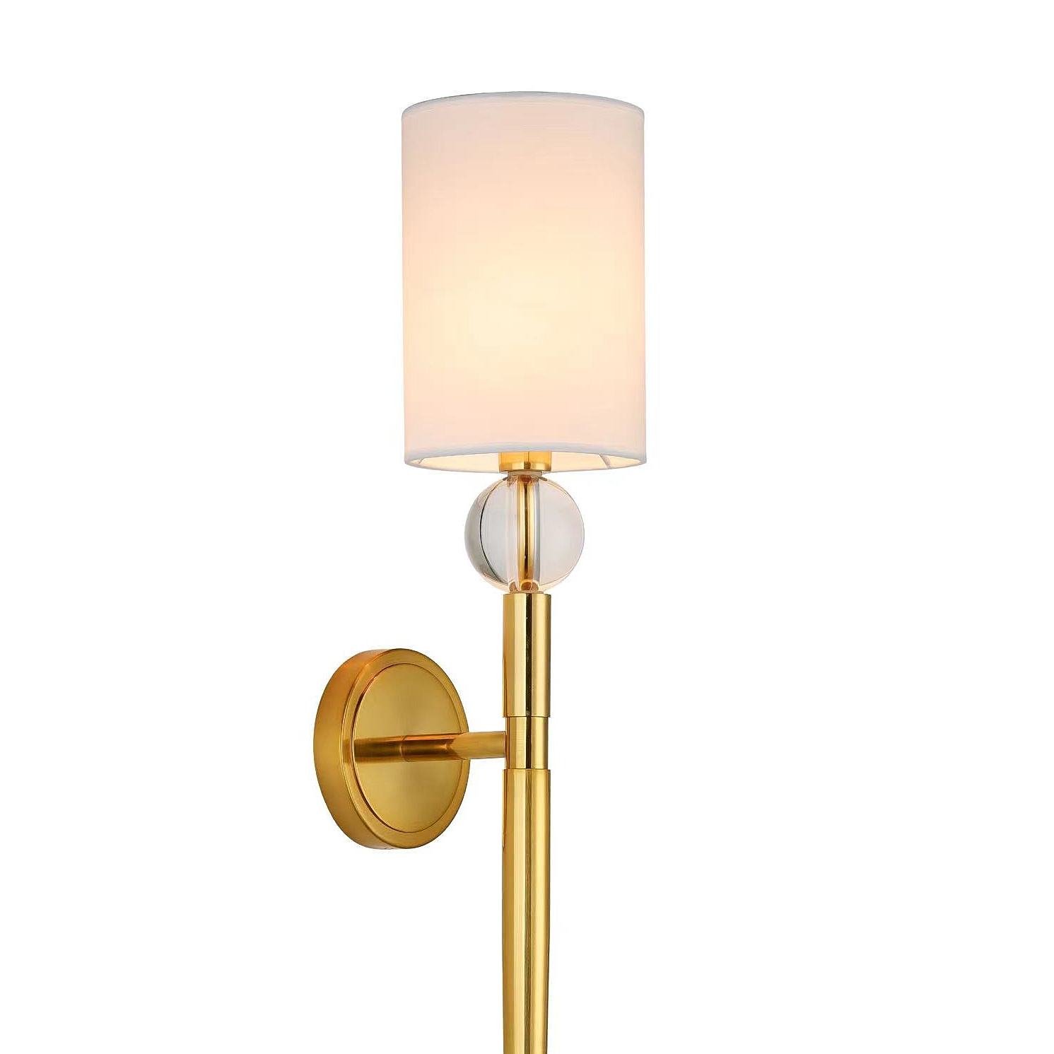 Lampa ścienna DAMA złota 92 cm - obrazek 19