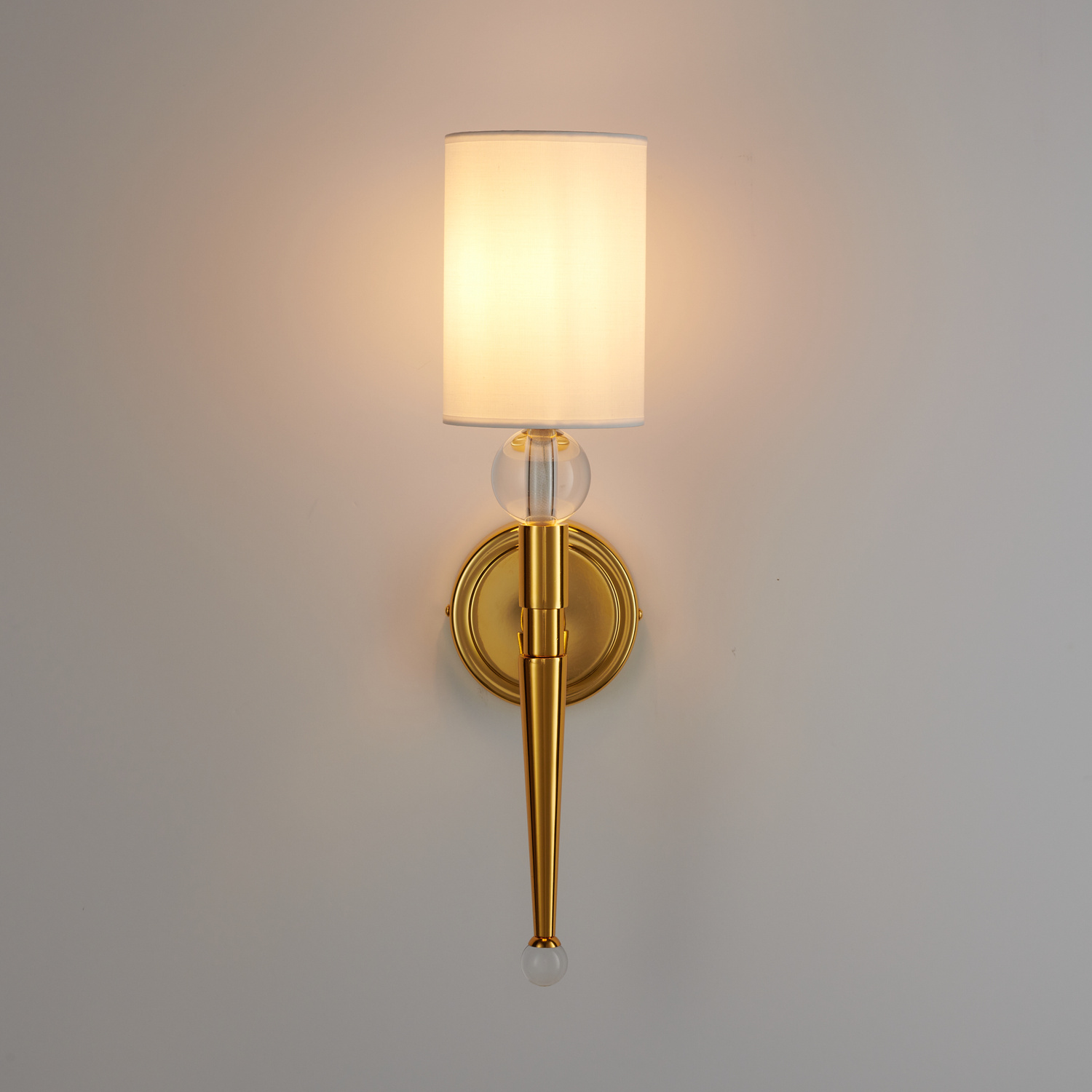 Lampa ścienna DAMA złota 52 cm - obrazek 8