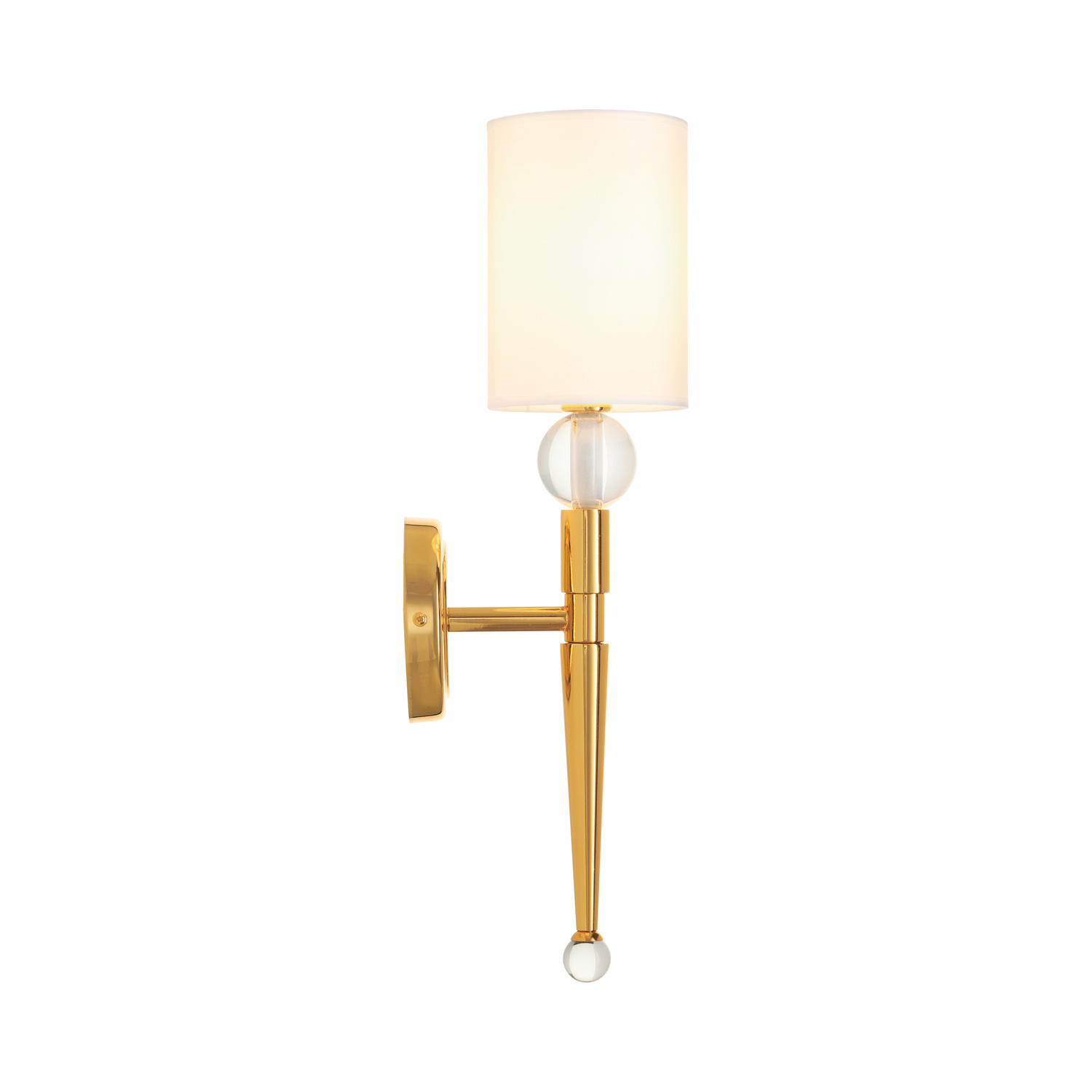 Lampa ścienna DAMA złota 52 cm - obrazek 11