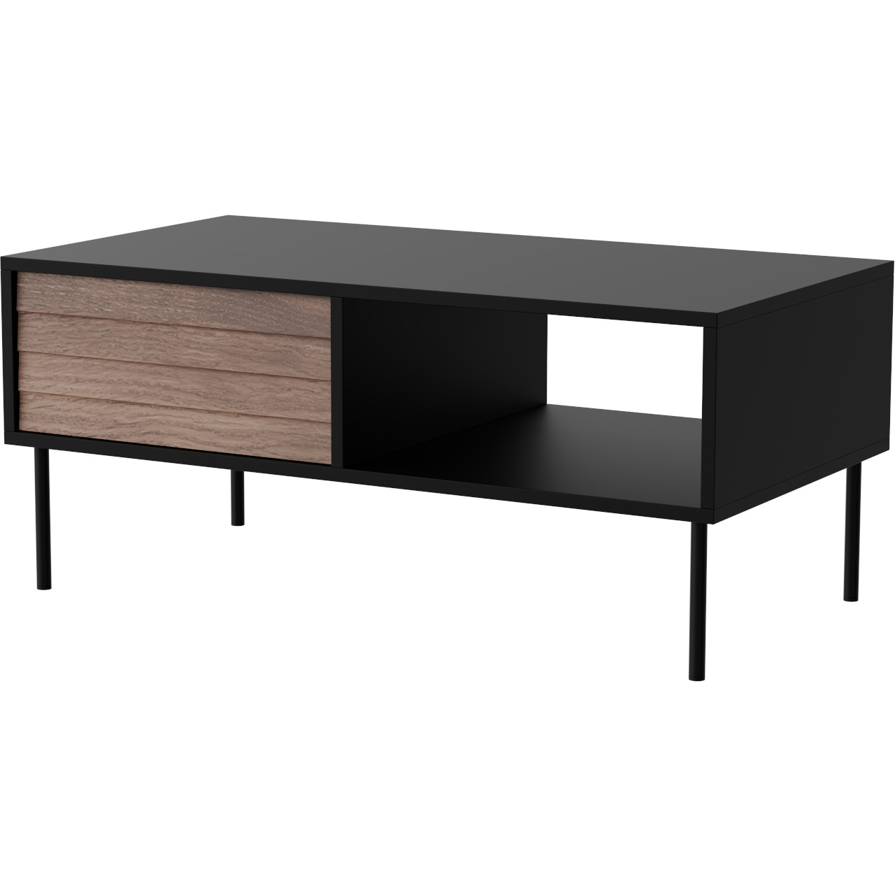 Ława AKAGI czarny / orzech