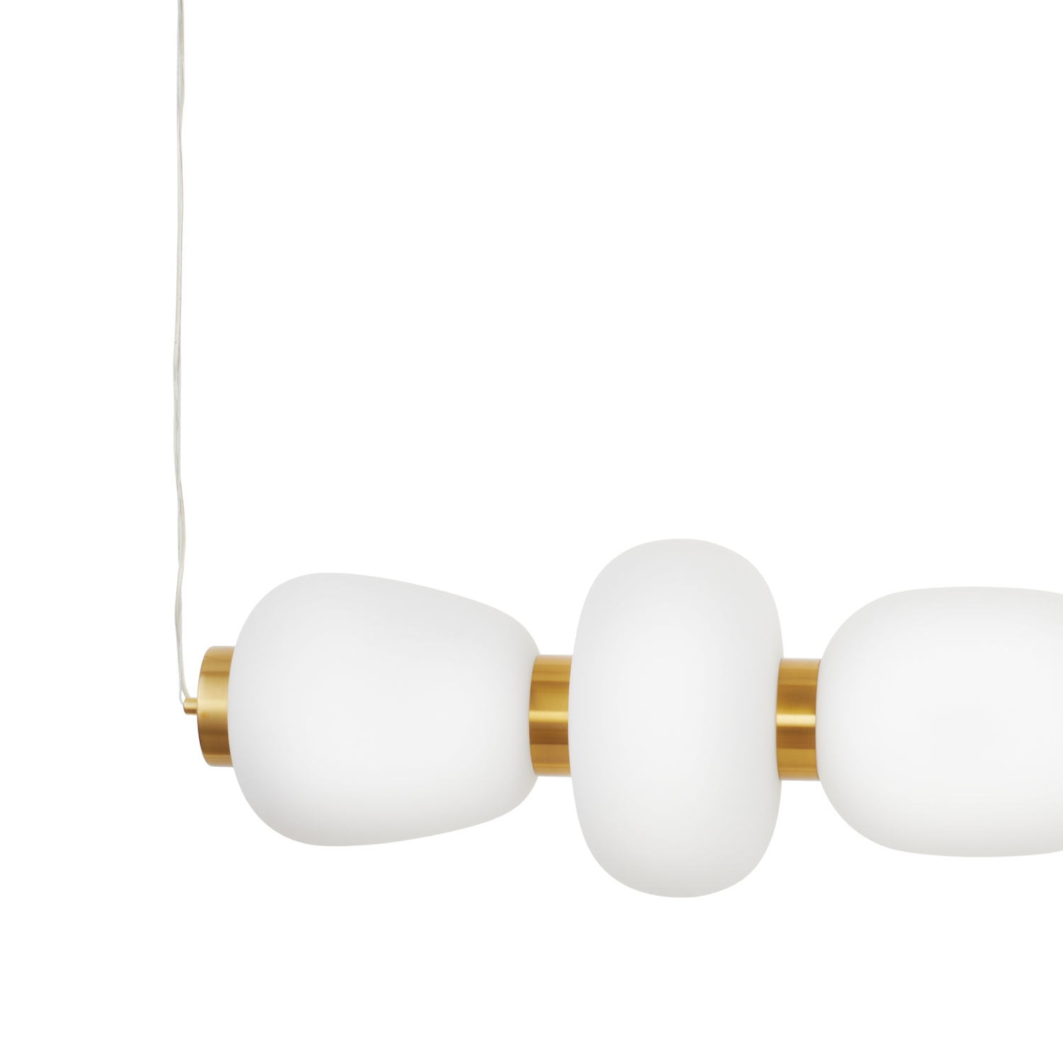 Lampa wisząca BRILLA-6 LED biało-złota 125 cm - obrazek 6