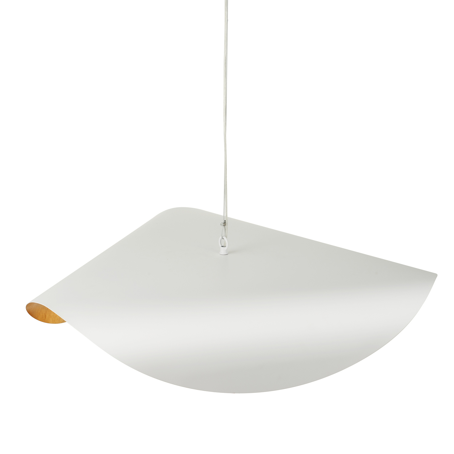 Lampa wisząca ENZO biało złota 80 cm - obrazek 9