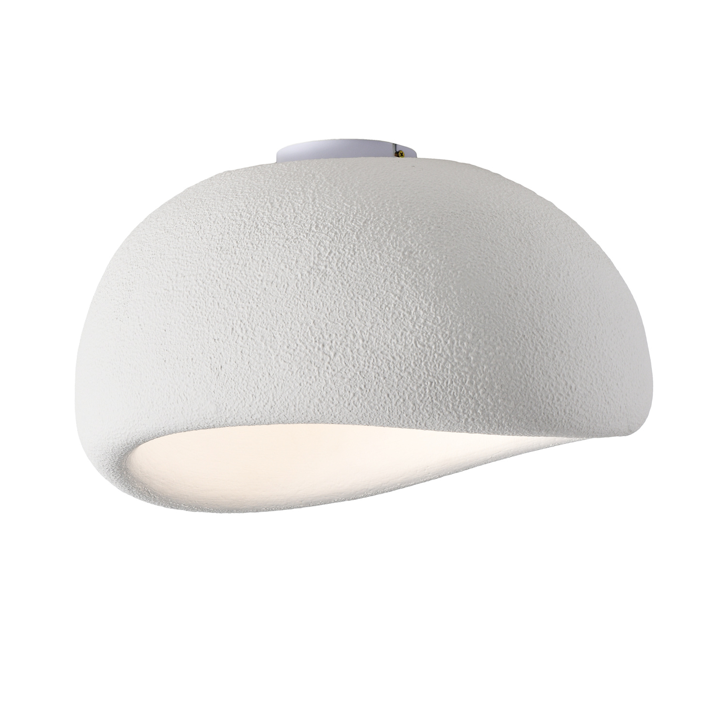 Plafon sufitowy STONE biały 50 cm - obrazek 5