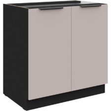 Szafka dolna 80 SILVIA 03 czarny / kaszmir