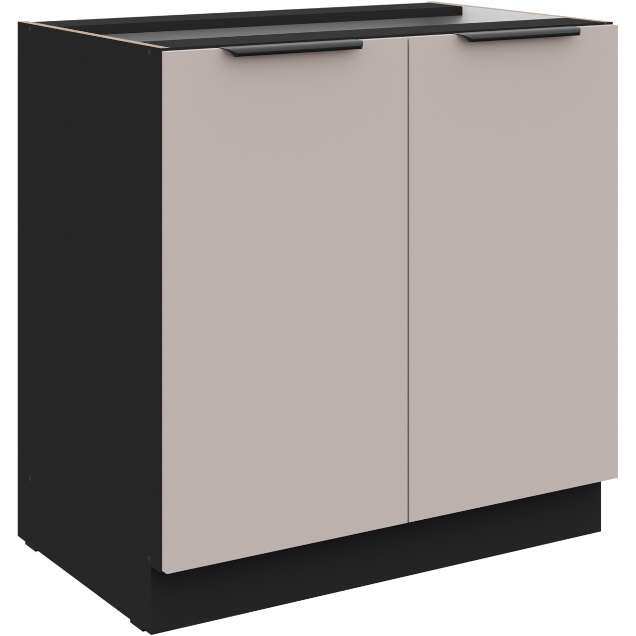 Szafka dolna 80 SILVIA 03 czarny / kaszmir