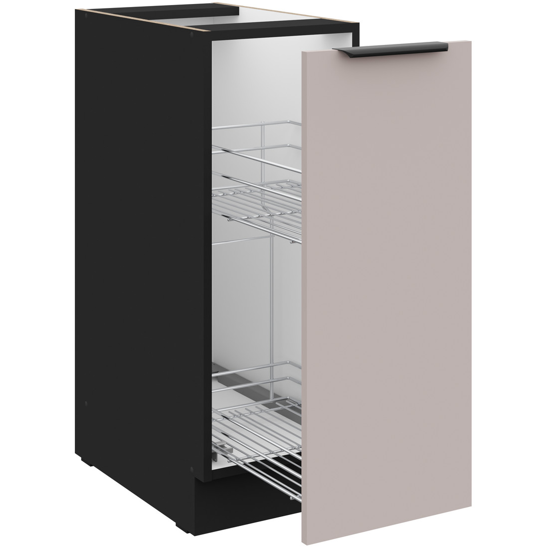 Szafka dolna CARGO 30 SILVIA 13 czarny / kaszmir - obrazek 3