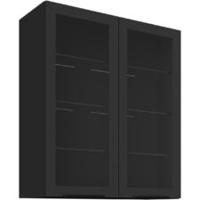 Szafka górna 80 SILVIA 22 czarny