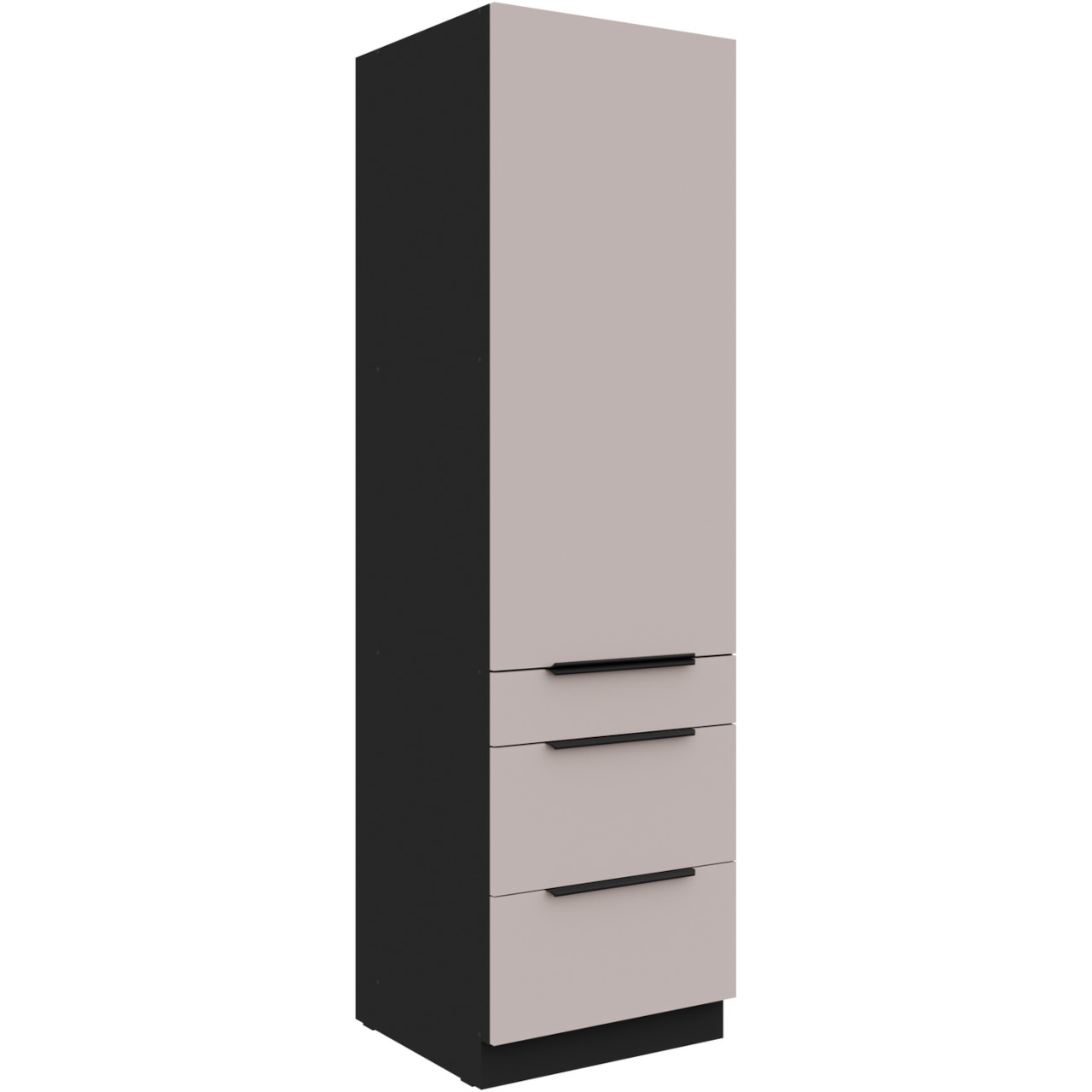 Słupek kuchenny 60 SILVIA 44 czarny / kaszmir