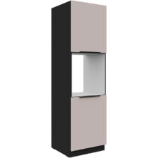 Słupek kuchenny 60 SILVIA 46 czarny / kaszmir